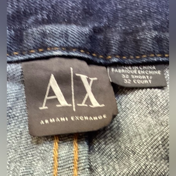 Selvedge Jeans. Armani Exchange. Straight Leg. 32 Waist - Picture 6 of 13